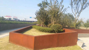 海口耐候钢挡土墙